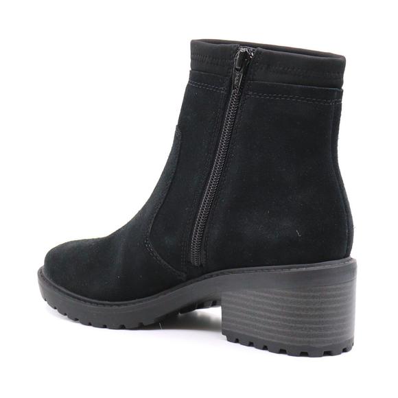 NEW SALVIA demi boot in black suede - Picture 5 of 8